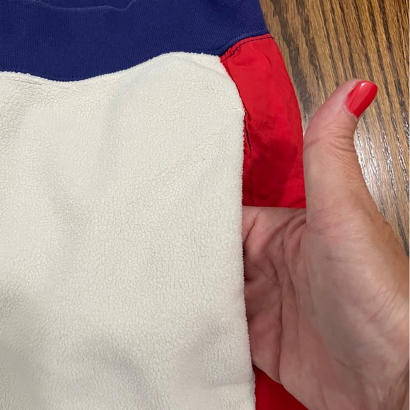 Nike Vintage Fleece Jogger Sweatpant Cream Purple Orange Size Small - Picture 9 of 10